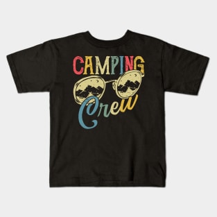 Camping Crew 2022 Camping Matching for Family Camper Group Kids T-Shirt